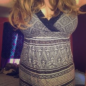Cute boho mini dress!